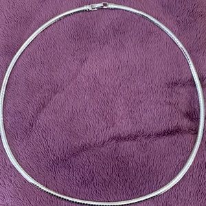 Lia Sophia omega silver necklace